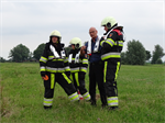 Oefening Brandweer Kollum en het ORT Oppervlakte Reddingsteam van Burgum